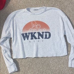 LOWBALLS ACCEPTED charlotte russe crop sweatshirt